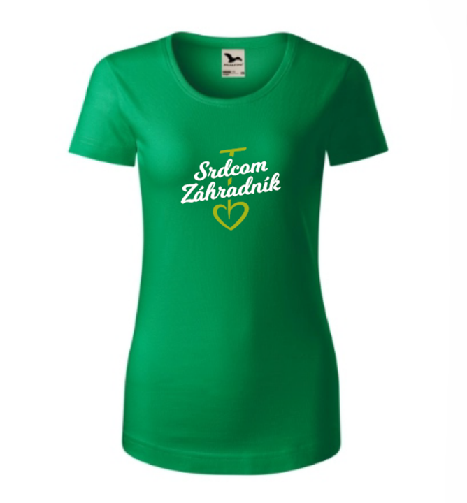 Tričko dámske ´SRDCOM ZÁHRADNÍK´ zelené