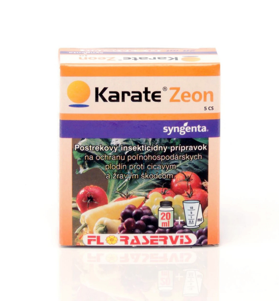 Postrekový insekticídny prípravok KARATE ZEON 5CS  20 ml