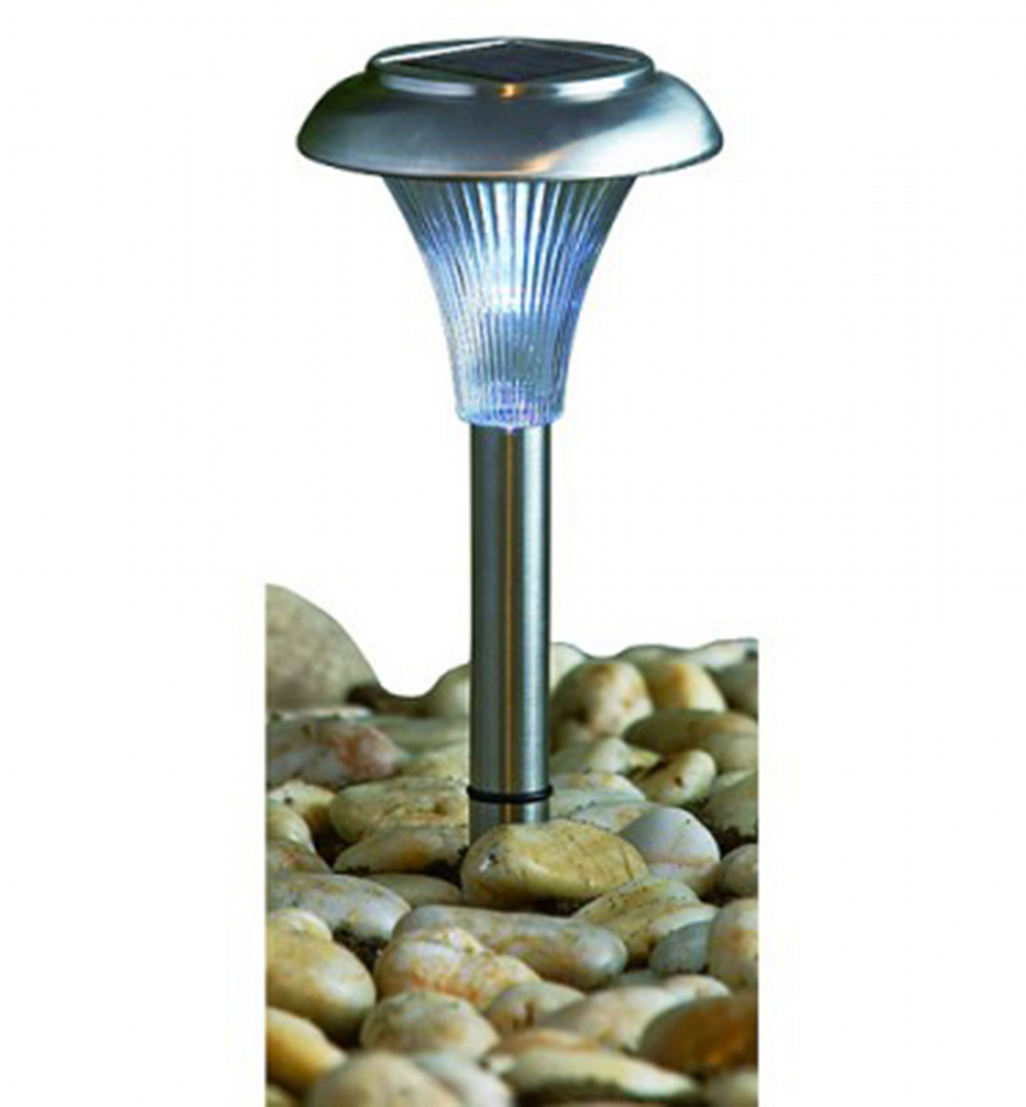 LED solárna lampa Segin, 27 cm, 2 ks v balení