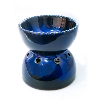 AROMALAMPA keramická, modrá, 11 cm