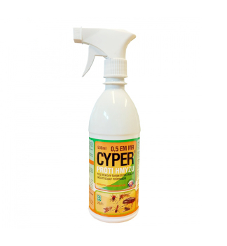 CYPER 0,5 EM 500 ml rozprašovač proti hmyzu