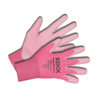 Z�hradn�cke rukavice �KIXX PRETTY PINK� ve�. 7, ru�ov�