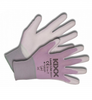 Záhradnícke rukavice ´KIXX LOVELY LILAC´ ve¾. 8, fialové