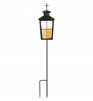 LED lampáš kovový so stojanom, vonkajší, 60 cm