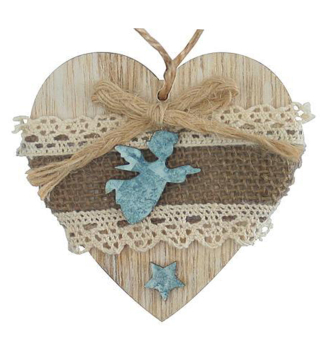 Ozdoba MAGICHOME VIANOCE SRDIEKO, zvesn, 10 cm, 5 ks/bal.