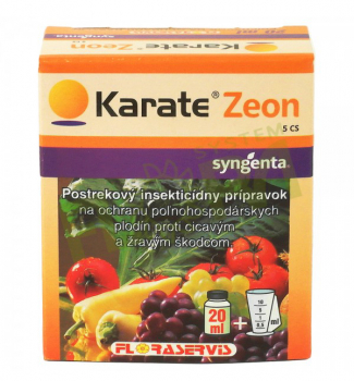 Postrekový insekticídny prípravok KARATE ZEON 5CS  20 ml