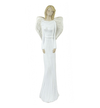Anjel PAULA - krémová, 38 cm