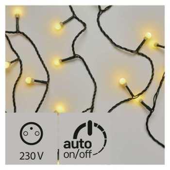 LED vianočná reťaz CHERRY, guľôčky, 20 m, 200 LED, teplá biela, časovač