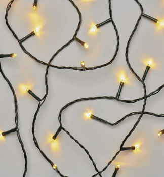 LED vianon reaz, 8,4 m, 3xAA, vonkajia aj vntorn, tepl biela, asova