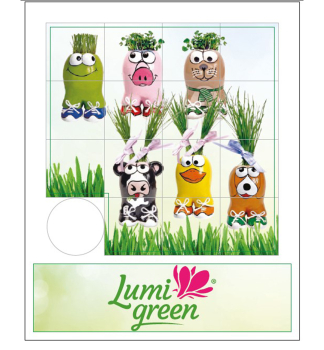 Hlavolam- detsk skladaka s logom Lumigreen