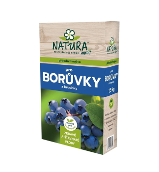 Organické hnojivo NATURA ÈUÈORIEDKY A BRUSNICE, 1,5 kg