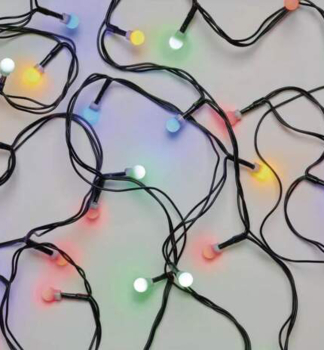 LED viano�n� re�az CHERRY, 48 m, 480 LED, multicolor, �asova�, vonkaj�ia