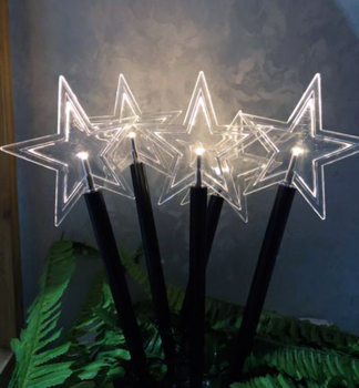 LED REAZ MAGICHOME VIANOCE STAR,  5 LED, 35 cm, tepl biela, vonkajia