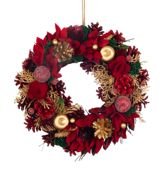 VIANON VENIEC MAGICHOME, zvesn, erveno-zlat, 30 cm