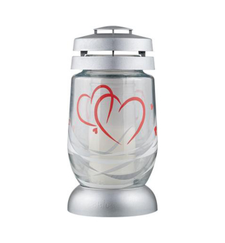 Kahanec BOLSIUS SRDCIA 22 cm, s nplou 36 hod.