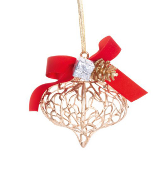 Ozdoba MAGICHOME VIANOCE zlat, 10x15 cm