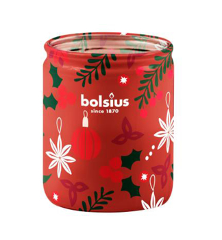 Svieka v skle BOLSIUS jablko/korica, 82 68 mm