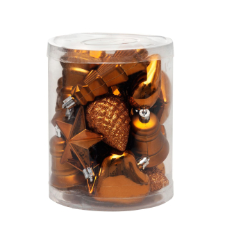 DEKORCIA MAGICHOME VIANOCE, 20 ks, medeno zlat, mix