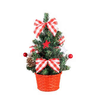 Dekorcia MAGICHOME VIANOCE, stromek, ozdoben, 21 cm