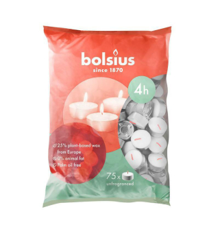 ajov svieka BOLSIUS biela 75 ks