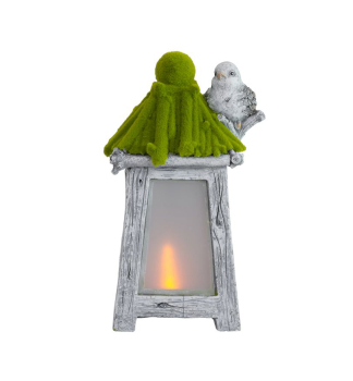 Solrny lamp s vtikom, keramika, 26x20x45 cm