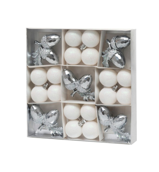 GULE MAGICHOME VIANOCE, 21 ks, bielo strieborn, mix