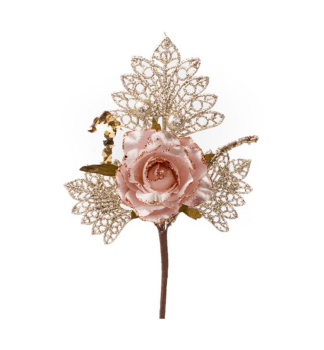 Vetvika MAGICHOME VIANOCE, s ruou, ruovo zlat, 26 cm