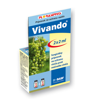 Fungic�dny pr�pravok VIVANDO - m��natka vini�a 2x2 ml