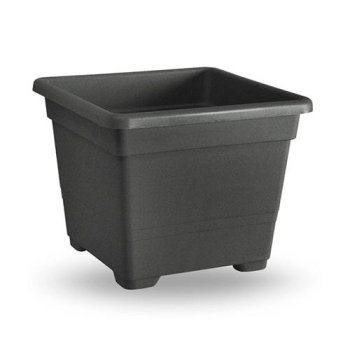 Kvetin�� QUADRATO antracit 38 cm