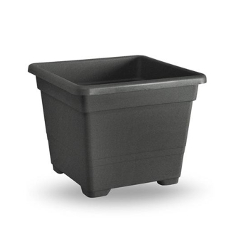 Kvetin�� QUADRATO antracit 32 cm