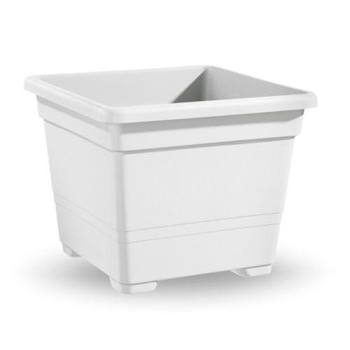 Kvetin�� QUADRATO biela 38 cm