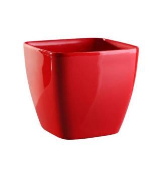 Plastov� kvetin�� �QUEENS� �erven� 20 cm