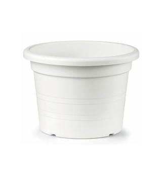 Kvetin�� CILINDRO biely, 35 cm