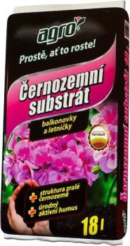 AGRO �iernozemn� substr�t pre balk�novky a letni�ky 18 l