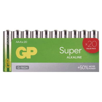 Alkalick� bat�ria GP Super Alkaline LR03 (AAA), 20 ks