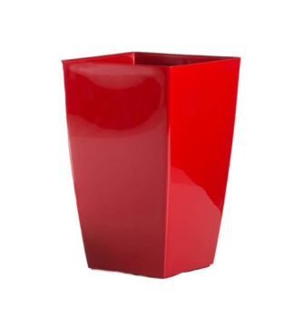 Kvetin�� DIVA SQUARE 20x20x33 cm, �erven�