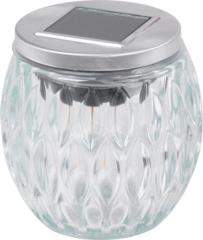 Sol�rna lampa Strend Pro Garden, efekt plame�a, tepl� biela, 10 x10 cm