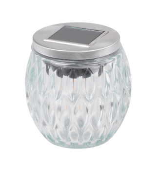 Sol�rna lampa Strend Pro Garden, efekt plame�a, tepl� biela, 10 x10 cm