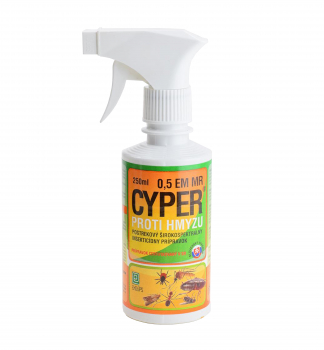 CYPER 0,5 EM 250 ml rozprašovač proti hmyzu