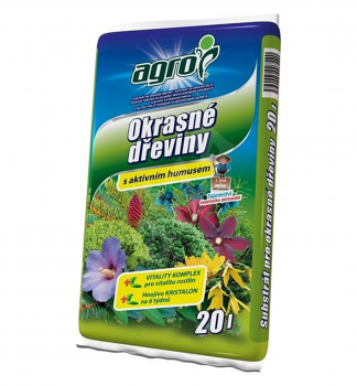 AGRO záhradnícky substrát na okrasné rastliny 20 l