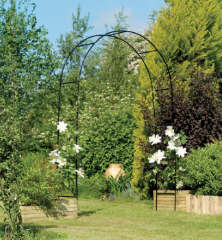 Záhradný kovový oblúk 2,4 x 1,4 m