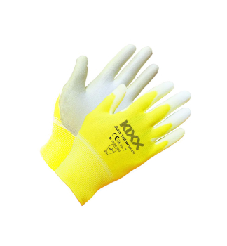 Záhradnícke rukavice ´KIXX JUICY YELLOW´ ve¾. 7, žlté