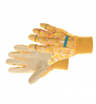 Záhradnícke rukavice ´KIXX FUNKY FRUIT´ veľ. 8, žlté