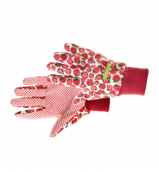 Záhradnícke rukavice ´KIXX FRESH FRUIT´ veľ. 8, červeno biele